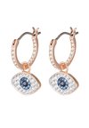 SYMBOLICA HOOP EARRINGS EVIL EYE - Oorbellen - dark multi