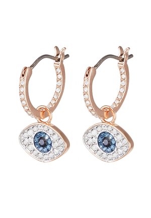 Swarovski DUO HOOP EVIL EYE - Boucles d'oreilles - dark multi