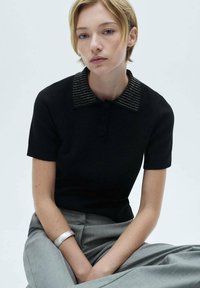 Mango Poloshirt - black