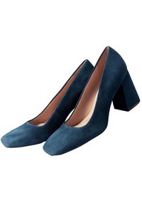 Next FOREVER COMFORT WITH MOTIONFLEX SQUARE TOE BLOCK HEEL STANDARD - Pumps - navy