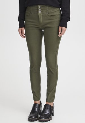 ZALIN - Trousers - olive night