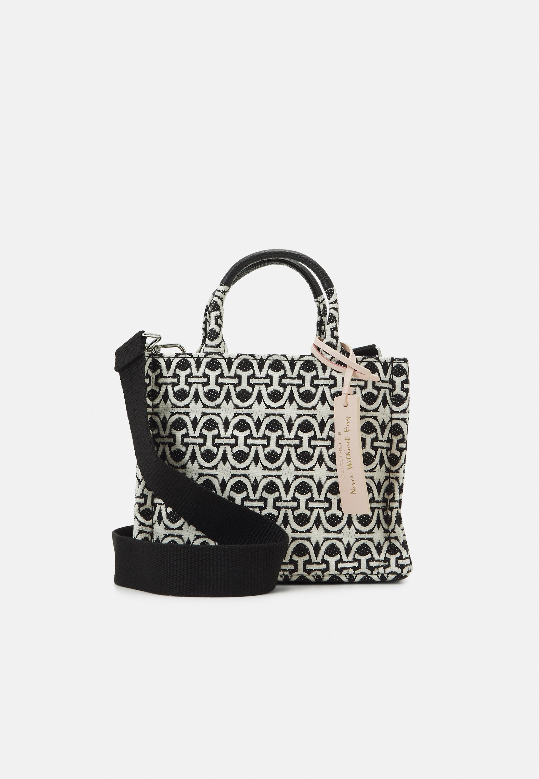 Coccinelle NEVER WITHOUT BAG MONOGRA - Handbag - noir/black 