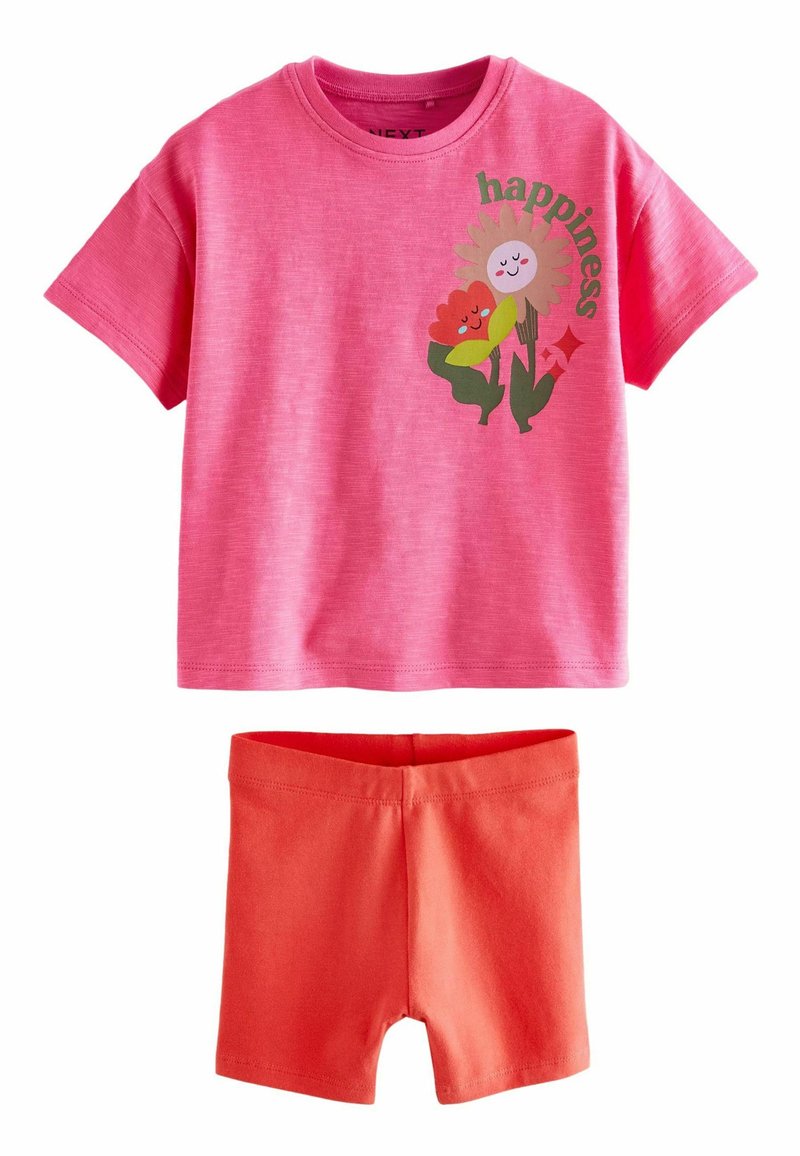 Next SHORT SLEEVE AND SET  - REGULAR FIT - Legíny – nohavice - bright pink flower