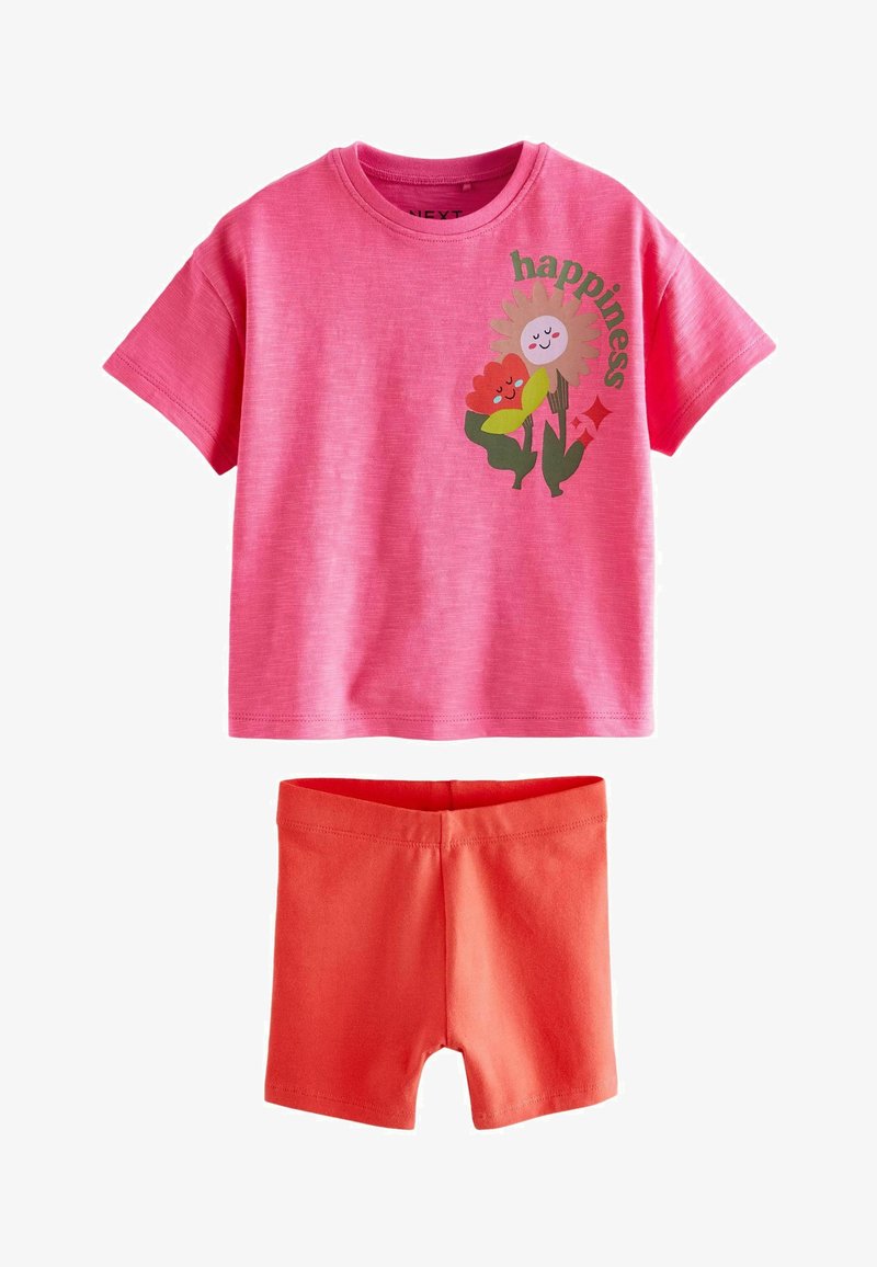Next SHORT SLEEVE AND SET - REGULAR FIT - Retuusid - püksid - bright pink flower