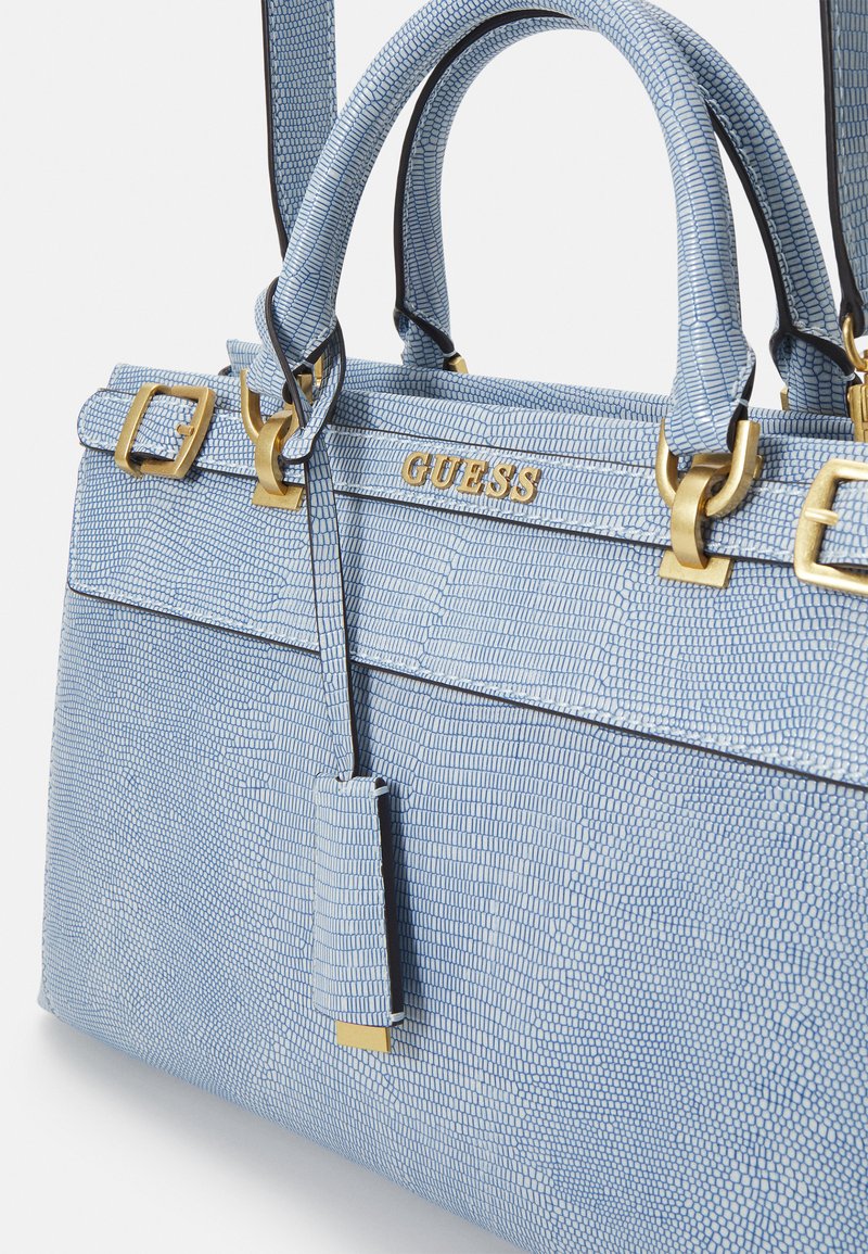 Light Blue Guess Shoulder Bag Guess SESTRI Handbag Sky Blue/blue