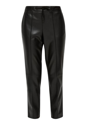 s.Oliver BLACK LABEL, REGULAR - Trousers - schwarz