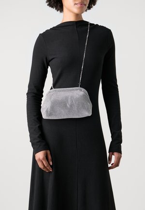 Cross body bag - silver-coloured