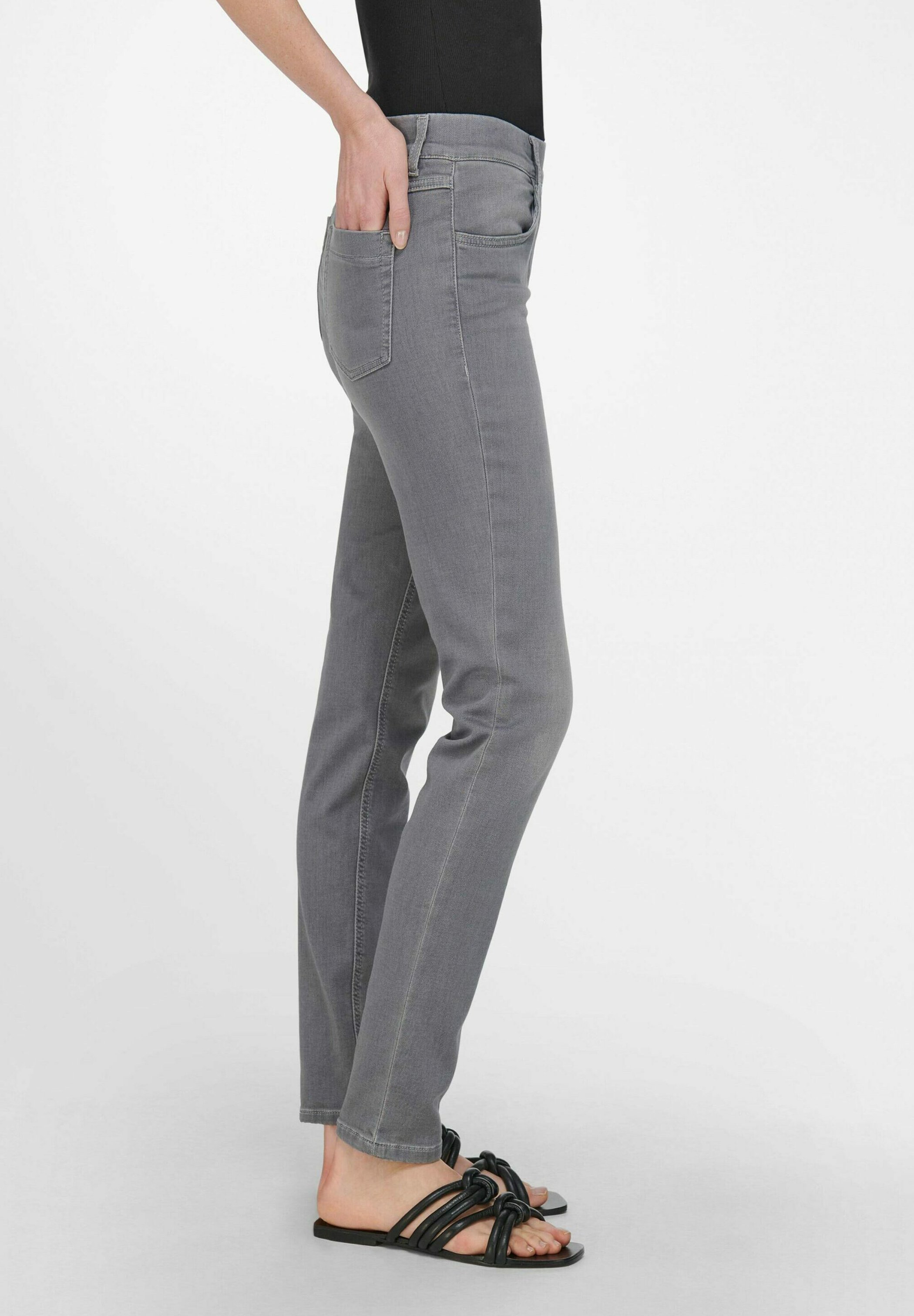 PETER HAHN Jean slim - grey denim/denim 