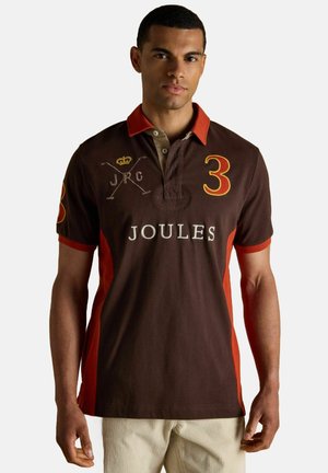 REGULAR FIT - EMBELLISHED CLASSIC FIT - Poloshirt - brown/orange