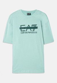 TRAIN LOGO TEE - Majica kratkih rukava s printom - blue surf