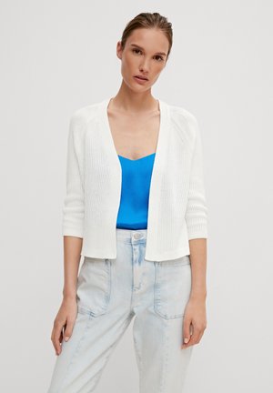 MIT STRUKTURMUSTER - Cardigan - off white