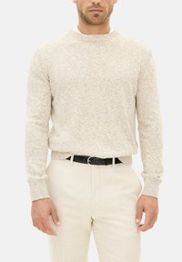 Oscar Jacobson MIRCO ROUNDNECK - Jumper - beach beige