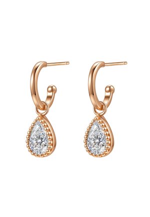 April Birthstone - Earrings - rose gold-coloured