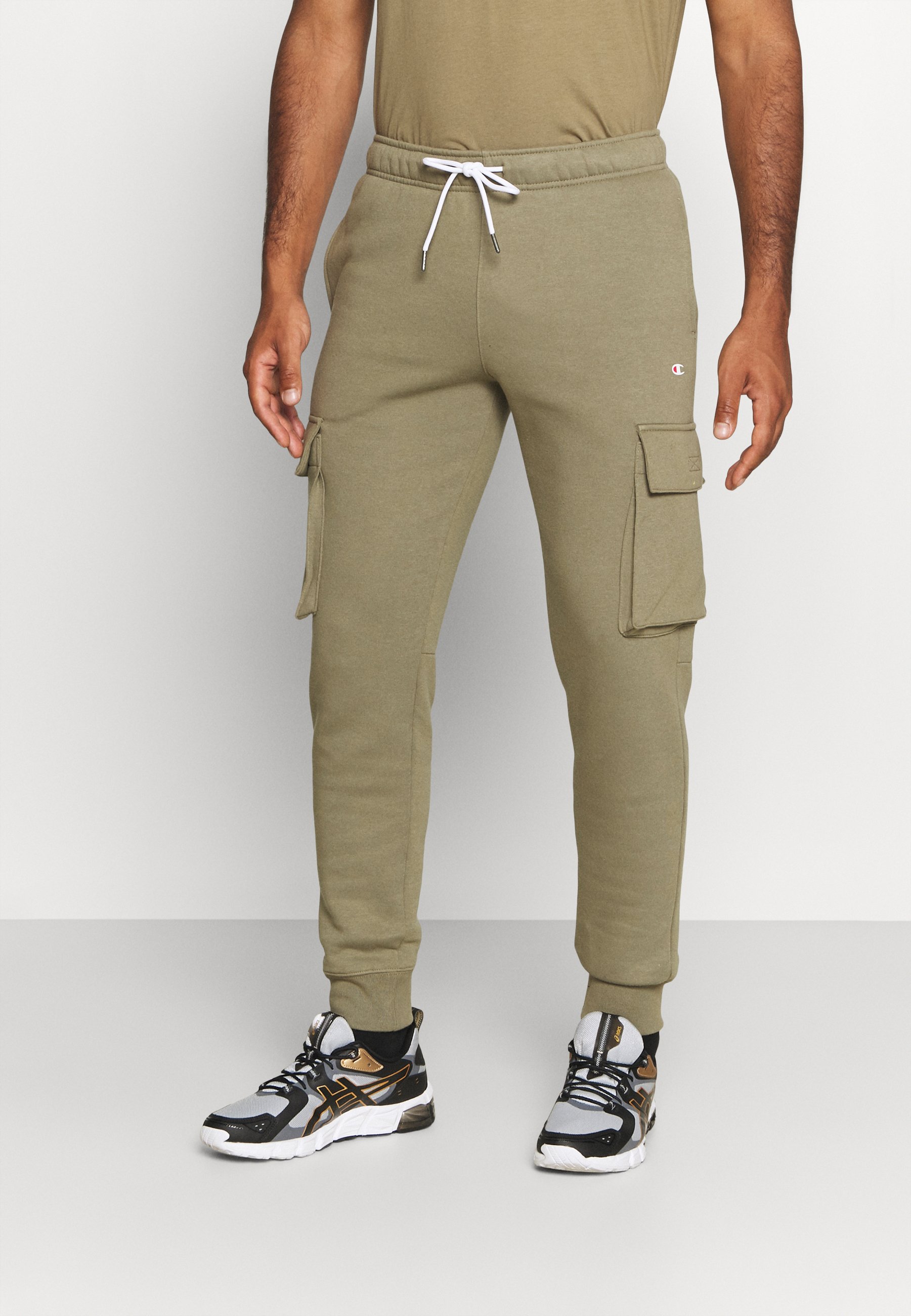 Champion CUFF PANTS - Pantaloni sportivi - khaki/cachi - Zalando.it