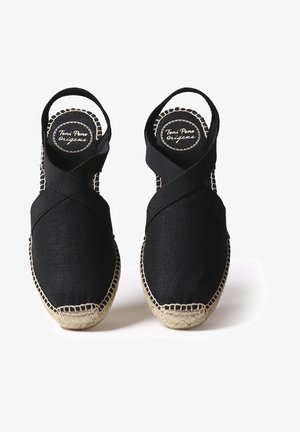 VERONA - Platforminiai sandalai - black