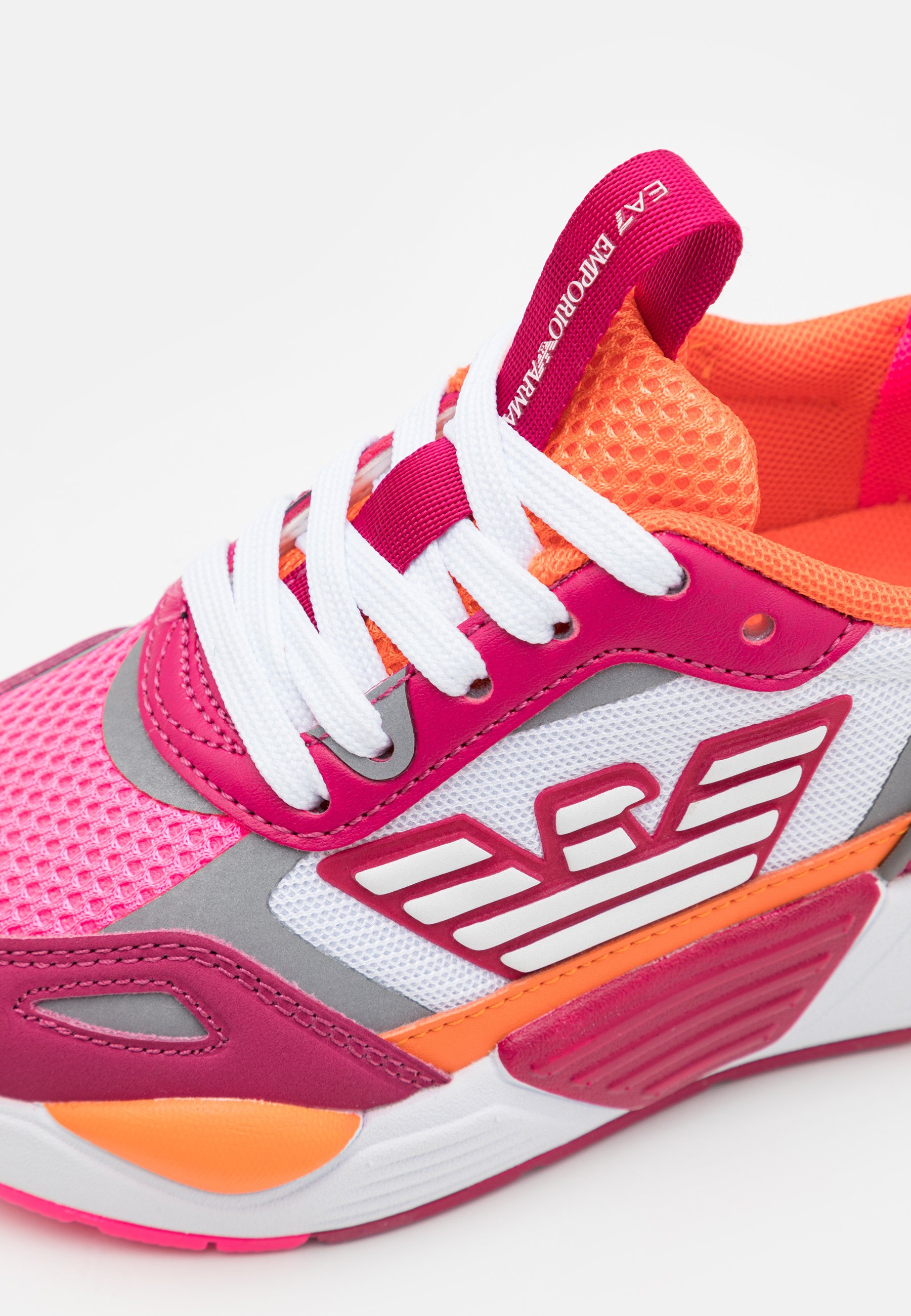 pink armani trainers