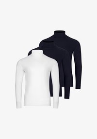 Non sélectionné, dunkelblau/weiß