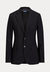 SINGLE BREASTED STRETCH WOOL BLAZER - Blazer - black