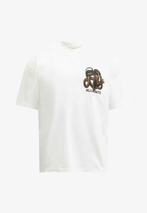 AllSaints RETICULATE SS - Print T-shirt - white