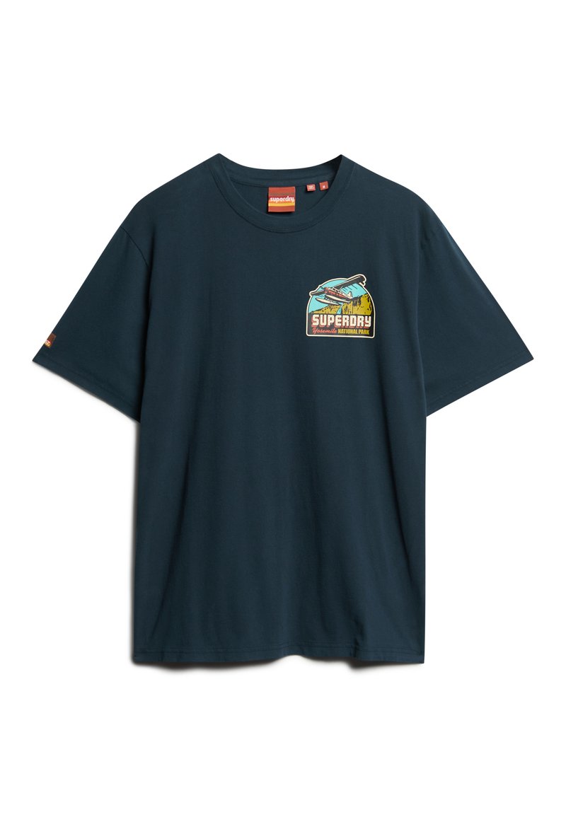 Superdry & Co T-shirt print blauw