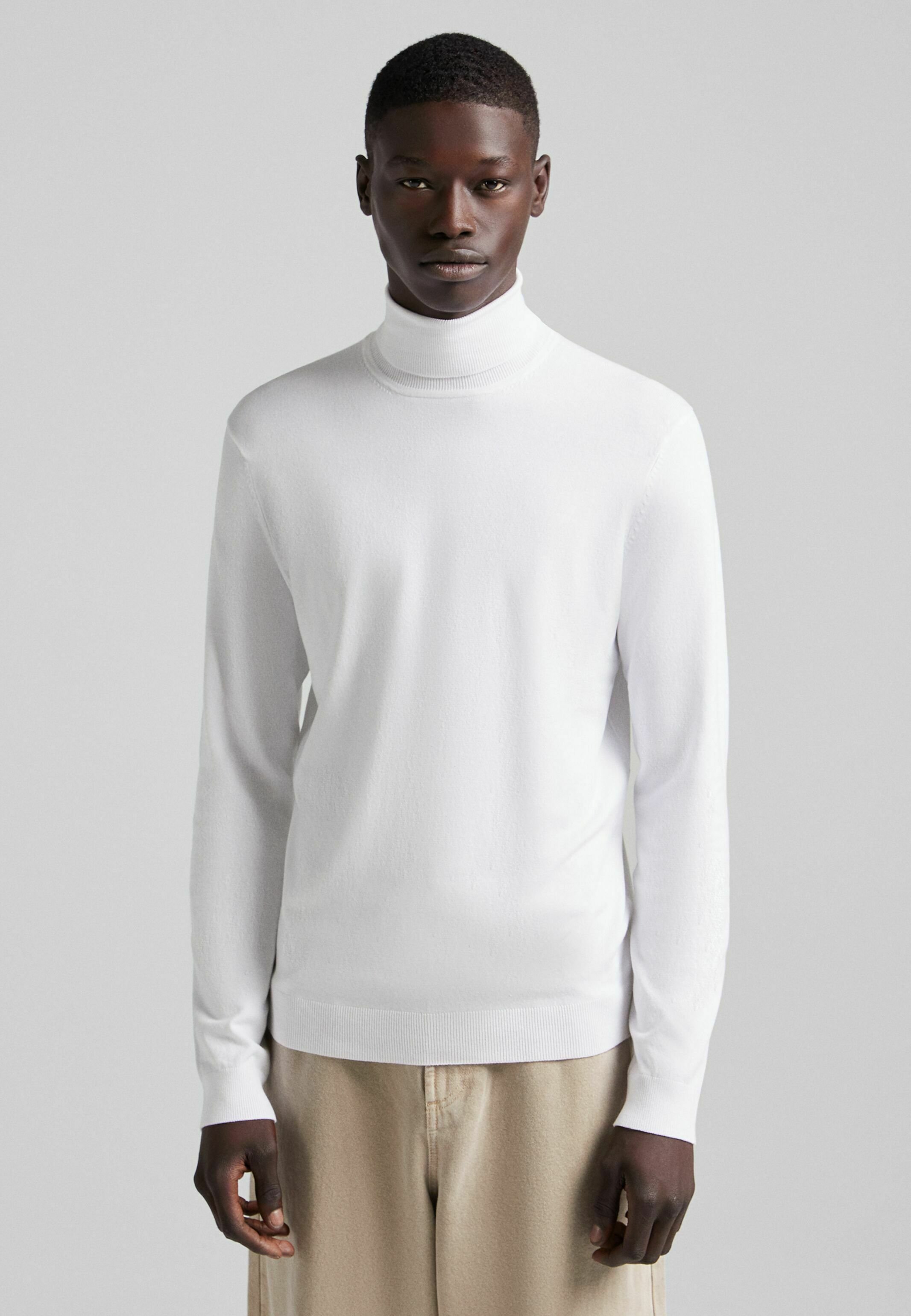 Bershka Maglione - white/bianco - Zalando.it