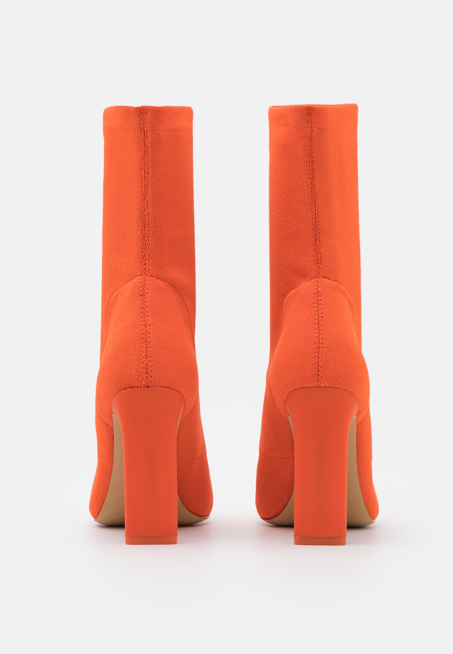 red high ankle boots