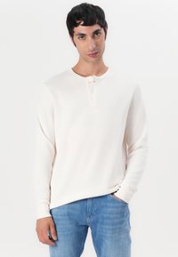 Tommy Jeans SLIM - Longsleeve - ancient white