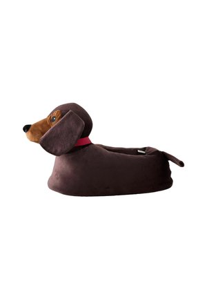 Next, DACHSHUND DOG MINI BOOT SLIPPERS - Slippers - brown