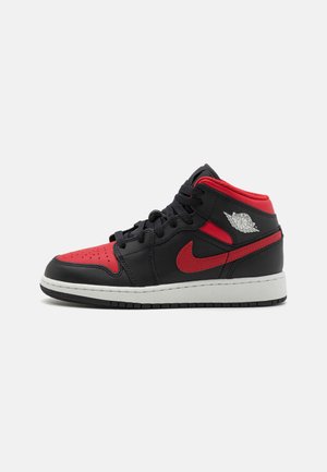 AIR JORDAN 1 UNISEX - Sneakers high - black/varsity red/summit white