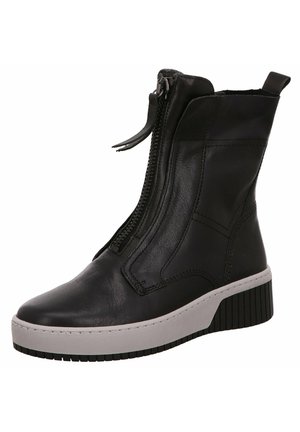 Platform ankle boots - schwarz