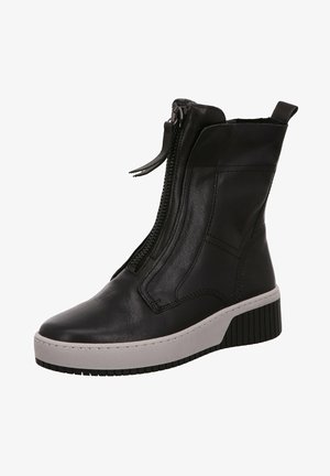 Platform ankle boots - schwarz