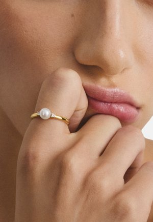 THOMAS SABO, RING PERLE MIT ZIRKONIA - Ring - gold-coloured