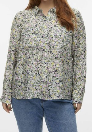 Button-down blouse - white