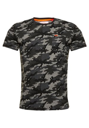 Triko s potiskem - dark grey