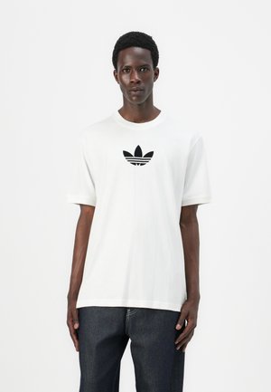 TEE - T-shirt print - white/black