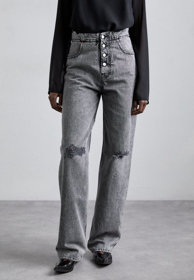 MM6 Maison Margiela PANTS POCKETS - Jeans baggy - black