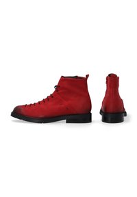 VENEZIA ANKLE BOOTS - Snørestøvletter - red