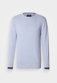 REGULAR FIT CREW NECK - Jumper - faded denim melange