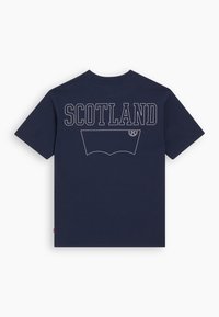 Levi's® FOOTBALL FAN TEE UNISEX - Marškinėliai su spaudiniu - navy blazer