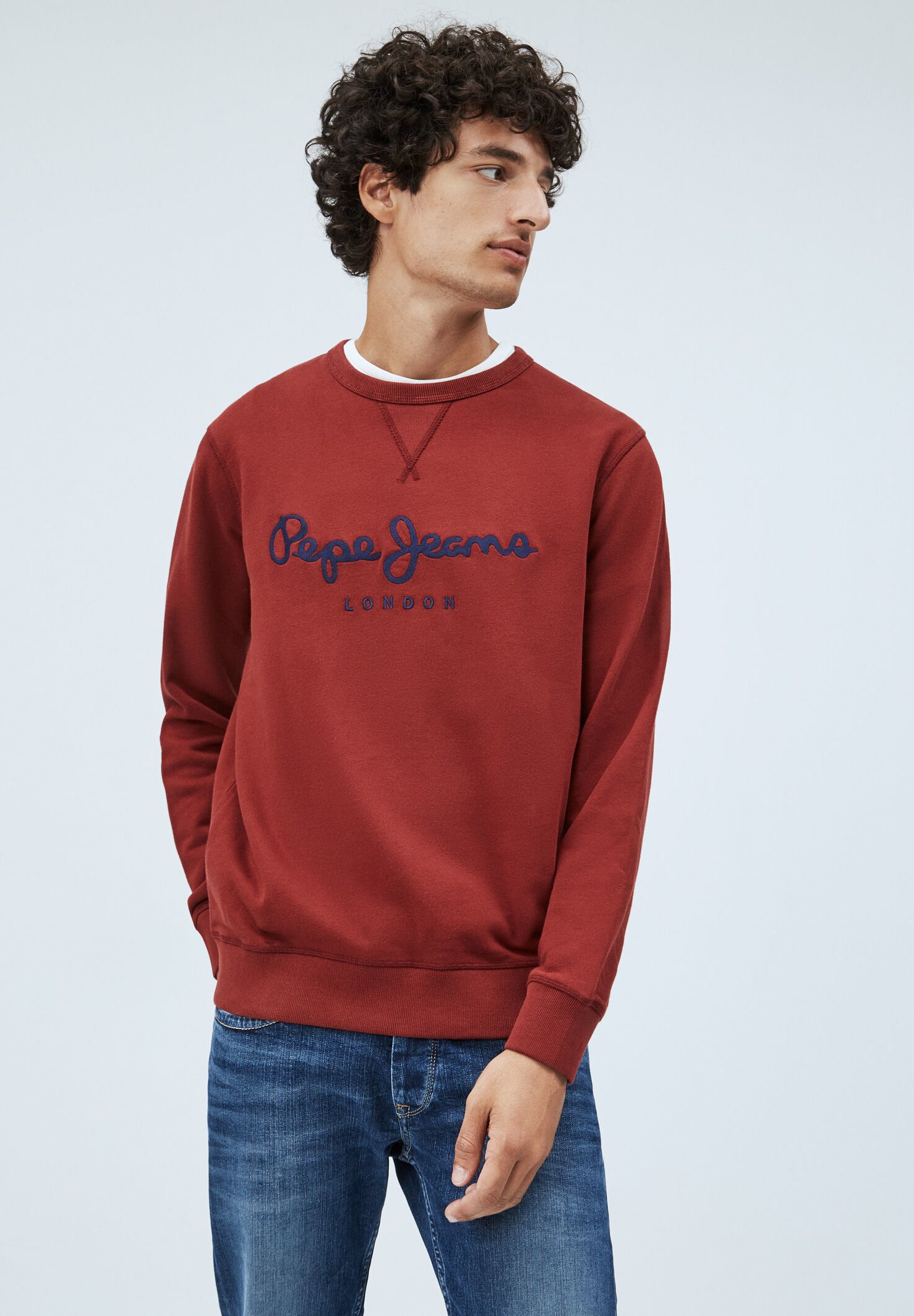 sweat a motifs homme pepe jeans sweat a motifs homme pepe jeans