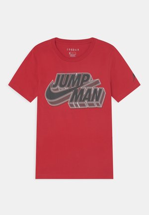 JUMPMAN BRIGHT - Triko s potiskem - gym red