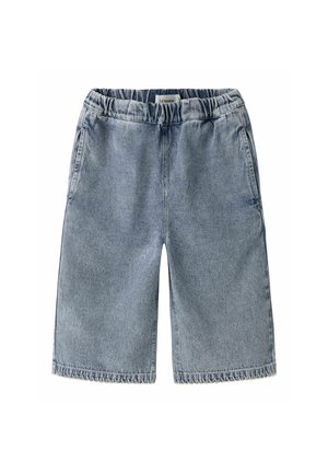 Lil' Atelier JEANS WIDE FIT CROPPED - Džínsy voľného strihu - medium blue denim