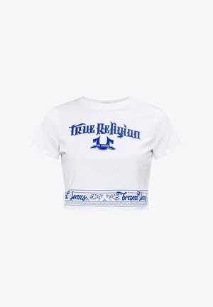 True Religion, - T-shirt z nadrukiem