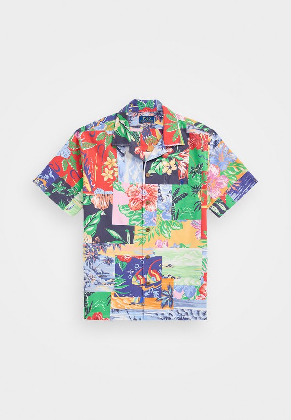 CLASSIC FIT PATCHWORK PRINT OXFORD SHIRT - Shirt4