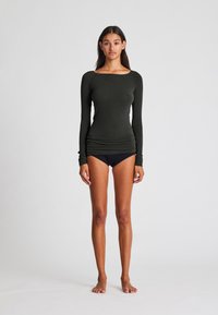 GAI+LISVA AMALIE SOLID - Majica z dolgimi rokavi - olive