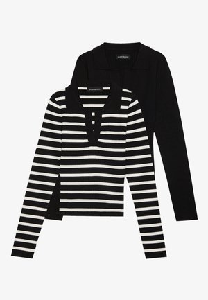 2 PACK - Neule - black/white