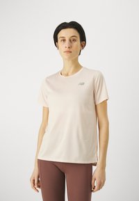 New Balance - ESSENTIALS SHORT SLEEVE - T-shirt basic - quartz pink (642) Immagine in miniatura 1