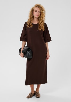 Culture, CUHILDE CHABRINA DRESS - Vestido camiseta - coffee bean
