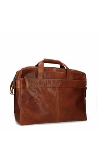 Manfield Notebooktasche - cognac