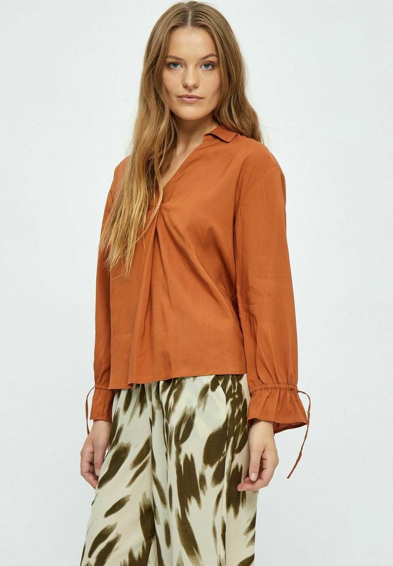Desires ELVAN LONG SLEEVE - Camicetta - glazed ginger
